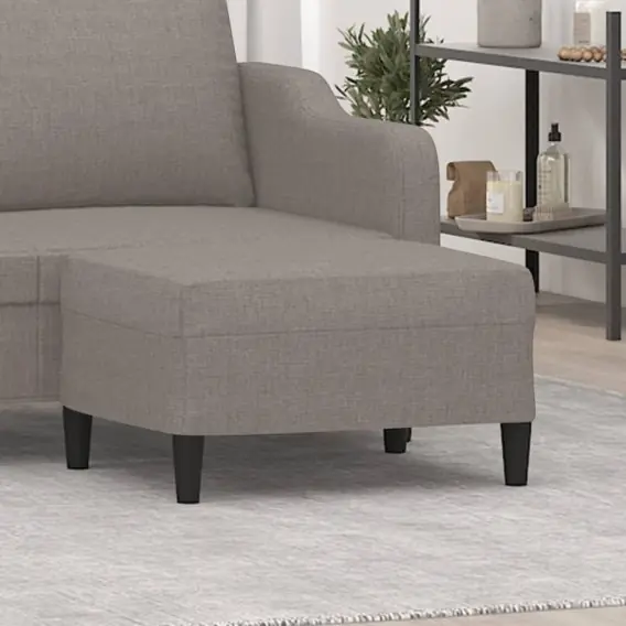 Obniżka ceny Podnóżek, taupe, 70x55x41 cm, tapicerowany tkaniną Lumarko! - Hurtownia wielobranżowa Lumarko